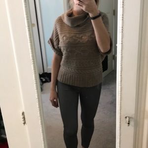 Coal Neck Short Sleeved Sweater